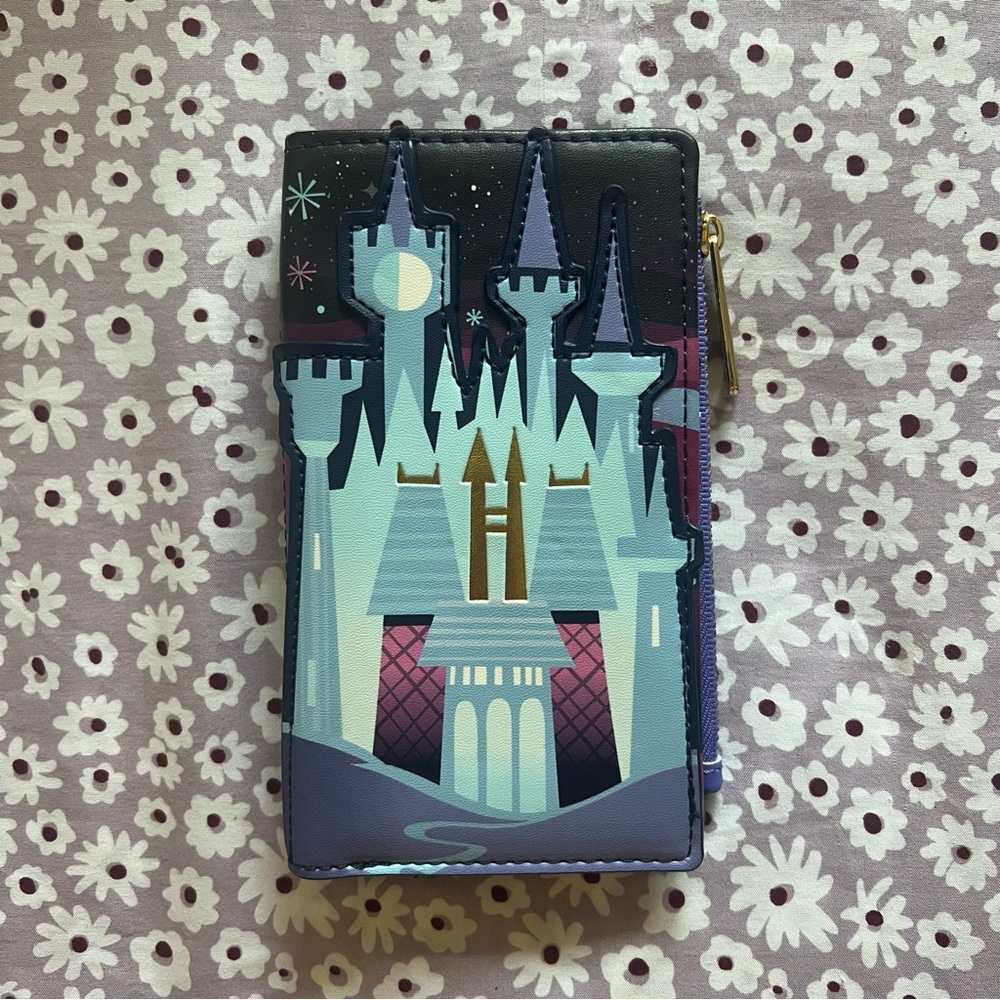 Loungefly Disney Cinderella Castle Series Flap Wallet